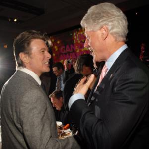 David Bowie and Bill Clinton