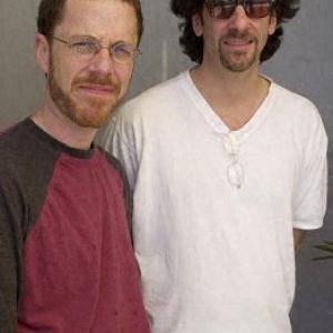 Ethan Coen and Joel Coen at event of The Man Who Wasn't There (2001)