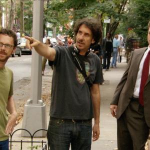 Still of Brad Pitt, Ethan Coen and Joel Coen in Perskaityk ir sudegink (2008)