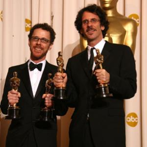 Ethan Coen and Joel Coen at event of The 80th Annual Academy Awards 2008