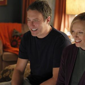 Still of Toni Collette and John Corbett in United States of Tara 2009