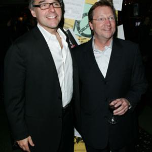 Chris Columbus and Mark Radcliffe at event of Rent (2005)