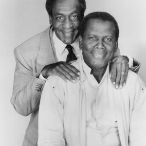 Still of Bill Cosby and Sidney Poitier in Ghost Dad (1990)