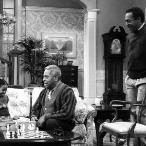 Still of Bill Cosby Dizzy Gillespie and Keshia Knight Pulliam in The Cosby Show 1984