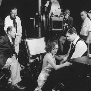 Dancing Lady Director Robert Leonard Joan Crawford Clark Gable and Oliver Marsh 1933 MGM