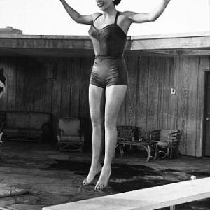 Joan Crawford at home 1950