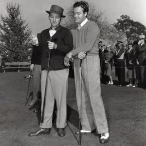 Bob Hope with Bing Crosby circa 1940