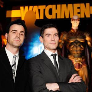 Billy Crudup and Justin Theroux at event of Watchmen (2009)