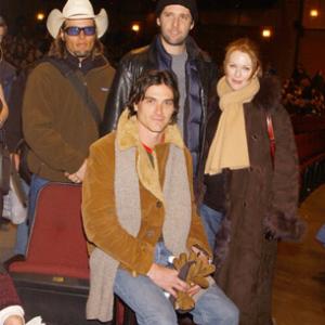 Julianne Moore Billy Crudup James Le Gros and Bart Freundlich at event of World Traveler 2001