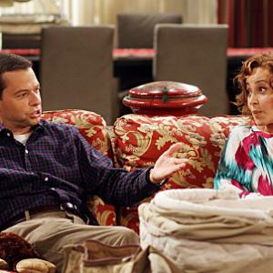 Still of Jon Cryer and Annie Potts in Two and a Half Men 2003