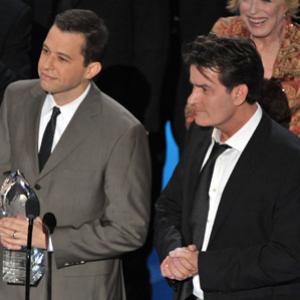Charlie Sheen and Jon Cryer
