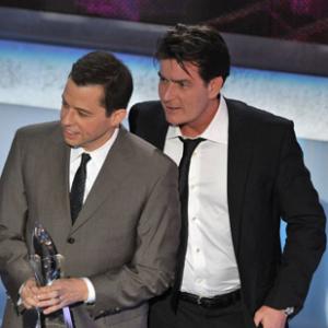 Charlie Sheen and Jon Cryer