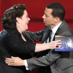Jon Cryer and Melissa McCarthy at event of The 64th Primetime Emmy Awards (2012)