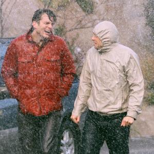 Still of Jon Cryer and Ashton Kutcher in Two and a Half Men 2003