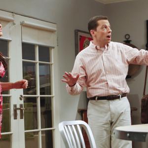 Still of Jon Cryer and Sophie Winkleman in Two and a Half Men (2003)