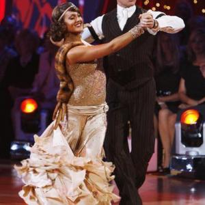 Still of Mark Dacascos and Lacey Schwimmer in Dancing with the Stars 2005