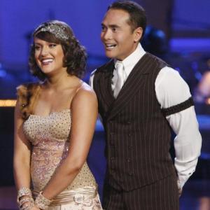 Still of Mark Dacascos and Lacey Schwimmer in Dancing with the Stars 2005
