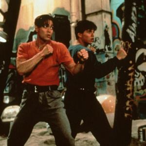 Still of Mark Dacascos and Scott Wolf in Double Dragon 1994