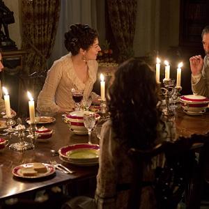 Still of Timothy Dalton, Anna Chancellor and Xavier Atkins in Penny Dreadful (2014)