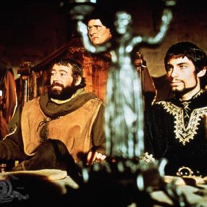 Still of Peter OToole and Timothy Dalton in The Lion in Winter 1968
