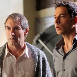 Still of Timothy Dalton and Zachary Levi in Cakas 2007