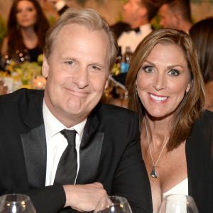 Actor Jeff Daniels (L) and Kathleen Rosemary Treado attend the 2014 AFI Life Achievement Award: A Tribute to Jane Fonda at the Dolby Theatre on June 5, 2014 in Hollywood, California. Tribute