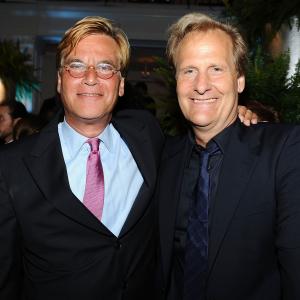Jeff Daniels and Aaron Sorkin at event of The Newsroom (2012)