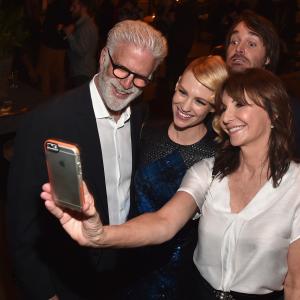 Ted Danson, January Jones, Mary Steenburgen and Will Forte at event of The Last Man on Earth (2015)