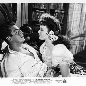 Still of Linda Darnell and Victor Mature in My Darling Clementine 1946