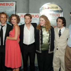 Embeth Davidtz, Alessandro Nivola, Amy Adams, Phil Morrison, Celia Weston, Ben McKenzie and Tom Bernard at event of Junebug (2005)
