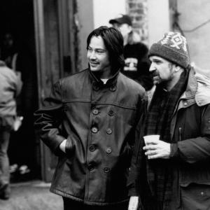 Still of Keanu Reeves and Andrew Davis in Chain Reaction (1996)