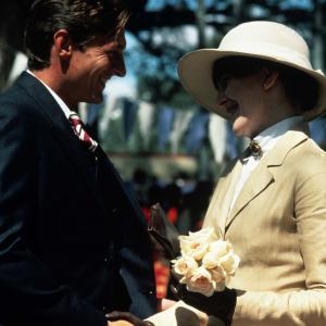 Still of Judy Davis and Nigel Havers in A Passage to India 1984