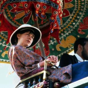 Still of Judy Davis and Victor Banerjee in A Passage to India (1984)