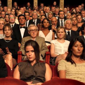 Still of Woody Allen Judy Davis and Alison Pill in I Roma su meile 2012