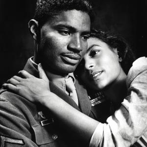 Publicity still of actors Ruby Dee and Ossie Davis in the Broadway show Jeb 1946