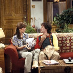 Still of Robin Williams and Pam Dawber in Mork & Mindy (1978)