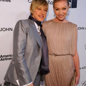 Ellen DeGeneres and Portia de Rossi at event of The 80th Annual Academy Awards 2008