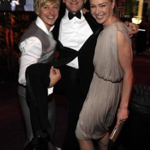Sean Penn Ellen DeGeneres and Portia de Rossi at event of The 80th Annual Academy Awards 2008