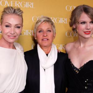 Ellen DeGeneres Portia de Rossi and Taylor Swift