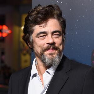 Benicio Del Toro at event of Zmogiska silpnybe 2014
