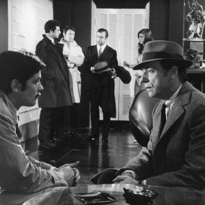 Still of Alain Delon and Yves Montand in Le cercle rouge (1970)