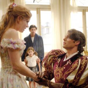 Still of Patrick Dempsey, James Marsden, Amy Adams and Rachel Covey in Enchanted (2007)