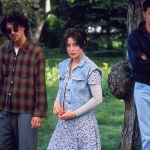 Still of Brendan Fraser Patrick Dempsey and Moira Kelly in With Honors 1994