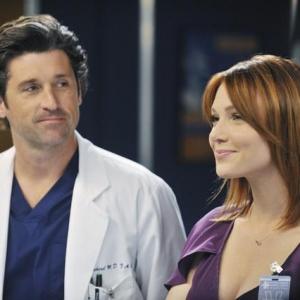 Still of Patrick Dempsey and Holley Fain in Grei anatomija 2005