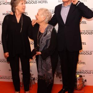 Judi Dench, Bill Nighy and Penelope Wilton at event of Geriausias egzotiskas Marigold viesbutis (2011)