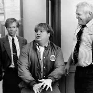 Still of Chris Farley, Brian Dennehy and David Spade in Tommy Boy (1995)