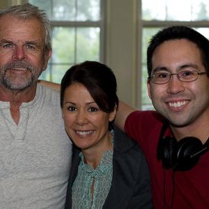 Left to Right Actors William Devane and Patricia Rae with Chasing the Green Director Russ Emanuel