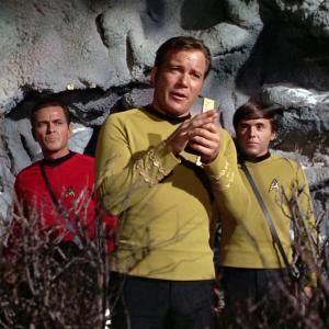 Still of Walter Koenig William Shatner and James Doohan in Star Trek 1966