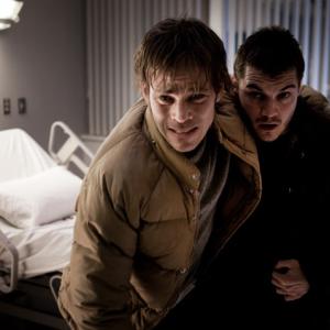 Still of Stephen Dorff and Emile Hirsch in The Motel Life 2012