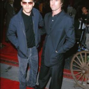 Stephen Dorff and Luke Wilson at event of Sanchajaus kaubojus (2000)